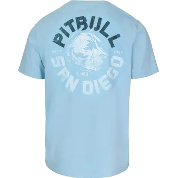 Pánské tričko PitBull West Coast - pánské triko DOG SD světle modré 3XL