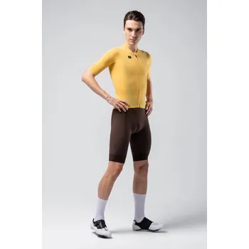 cyklistický dres GOBIK Cyklistický dres s krátkým rukávem - PHANTOM - žlutá 2XL