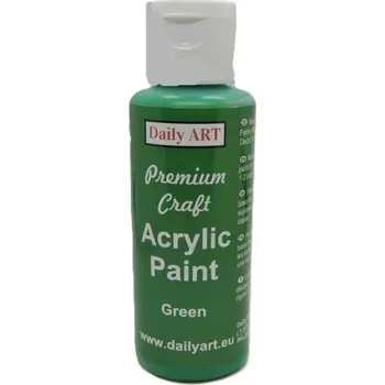 Výtvarná barva Akrylová barva Green Premium Craft 50ml Daily ART