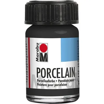 Speciální výtvarná barva Barva na porcelán a sklo 15 ml černá Marabu