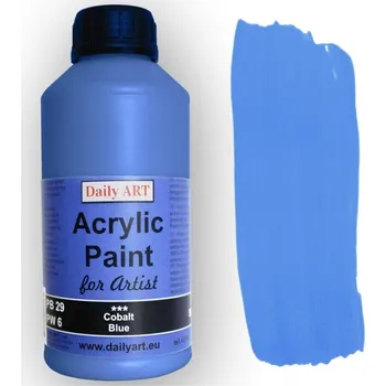Speciální výtvarná barva Daily ART Akrylová barva 500 ml Cobalt Blue