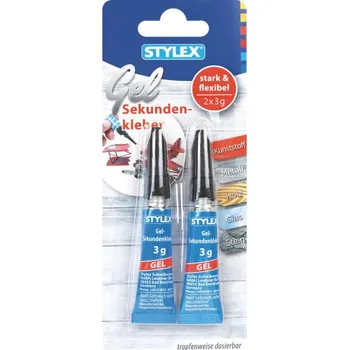 Průmyslové lepidlo Vteřinové lepidlo gelové 2x3g