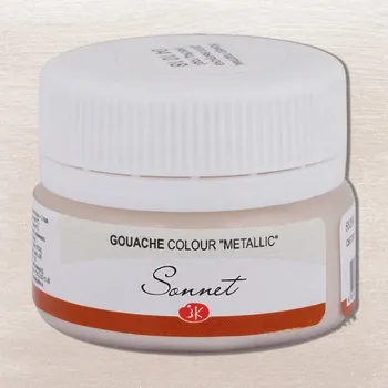 Speciální výtvarná barva Kvašová barva Stříbrná světlá 20 ml Sonnet Nevskaya Palitra