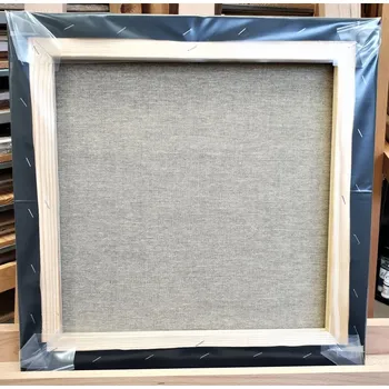 Textilie Černé malířské plátno 60x60cm