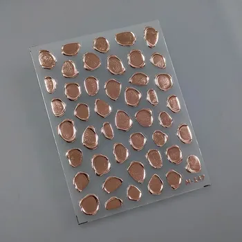 Květinové samolepky pro jemné zdobení nehtů | samolepky, dekorace na nehty - 1 ks M-147-MGJ