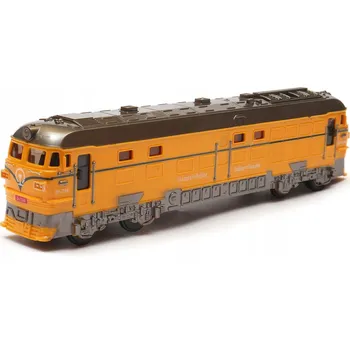 Vláček a vláčkodráha Vláček lokomotiva elektrická se světlem a zvukem, žlutá