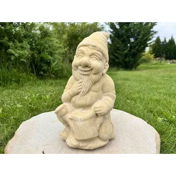 Zahradní dekorace ZahradniDekorace zahradní socha - Trpaslík s konvičkou, výška 28 cm, 3 kg