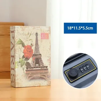 Trezor Trezorová pokladnička kniha na peníze a tajnosti | mini trezor - Styl 2