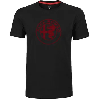 Pánské tričko Alfa Romeo triko Serpentine černé XXL