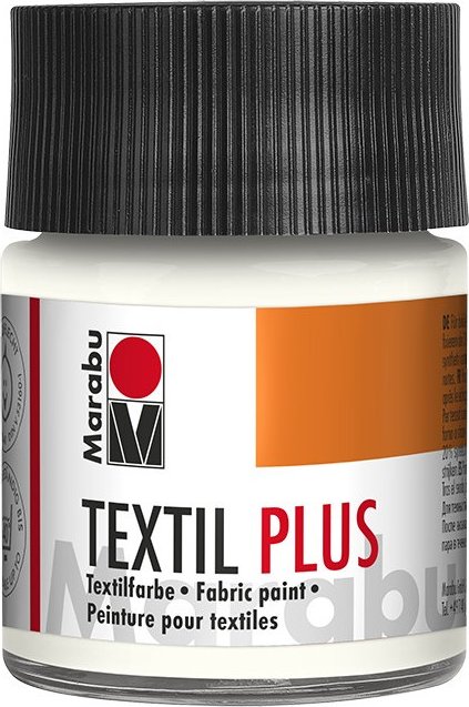 Marabu Barva na textil Textil Plus Bílá 50 ml