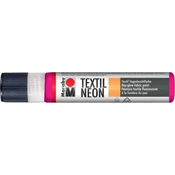 Speciální výtvarná barva Marabu Liner Textil Neon růžový 25 ml