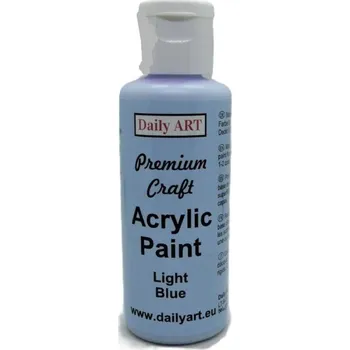 Vodová barva Akrylová barva Light Blue Premium Craft 50ml Daily ART