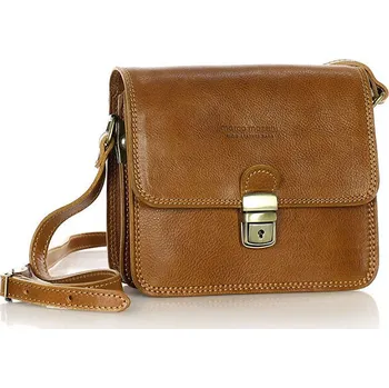 Kabelka Kožená crossbody kabelka Marco Mazzini MM250 camel
