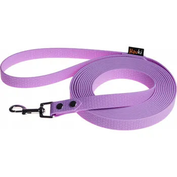 Vodítko pro psa VODÍTKO PRO PSA 10 M. TRENINGOVÉ VODÍTKO. LEVANDULOVÁ, STŘÍBRNÉ PRVKY. VZOR HEXA