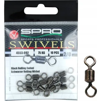 Obratlík s rolničkou pro přívlač Spro Rolling Swivel Vel. 1 10 Ks