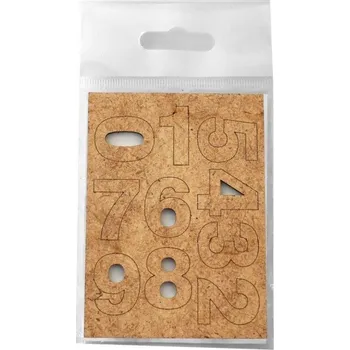 Daily ART Výřezy z HDF Číslice 68x93 mm