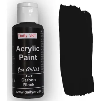 Vodová barva Daily ART Akrylová barva 50 ml Carbon Black