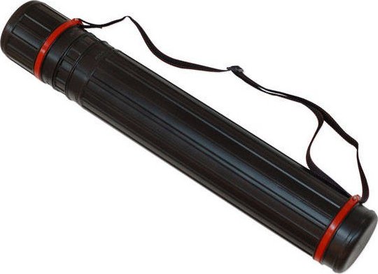 Tubus na výkresy plastový teleskopický délka 55-85cm průměr 10 cm s popruhem