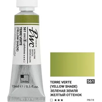 Vodová barva ShinHan Akvarelová barva PWC 15 ml Terre Verte Yellow Shade 561