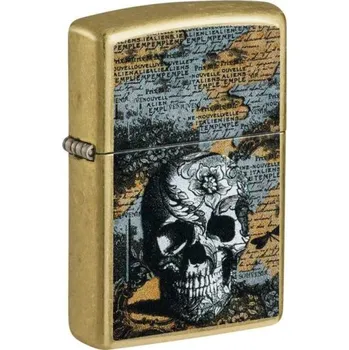 Zapalovač Zapalovač ZIPPO 23075 Floral Skull Design