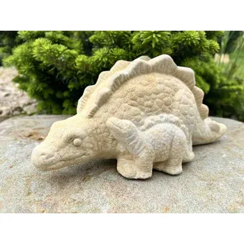 Zahradní dekorace ZahradniDekorace kamenná socha, dinosaurus, výška 10 cm, 3 kg