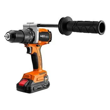 Šroubovák vrtací s příklepem, 04-616, aku, 18V, Energy+, Neo Tools