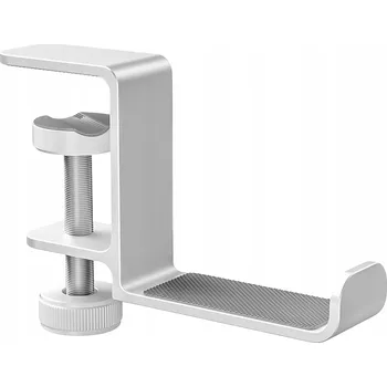 Věšák DRŽÁK VĚŠÁK NA SLUCHÁTKA, BATOH NEBO TAŠKU, BEZ NUTNOSTI VRTÁNÍ, K UPEVNĚNÍ NA DESKU STOLU