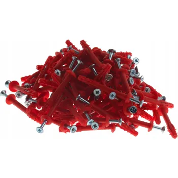 Hmoždinka HMOŽDINKY PRO RYCHLOU MONTÁŽ S LÍMCEM, TALÍŘOVÁ HMOŽDINKA HCP 6x60 mm, 100 kusů