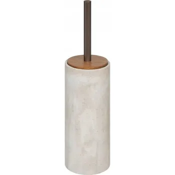 WC štětka WC štětka 5five Simply Smart béžová, volně stojící s nádobkou