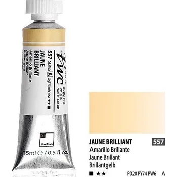 Vodová barva ShinHan Akvarelová barva PWC 15 ml Jaune Brilliant 557
