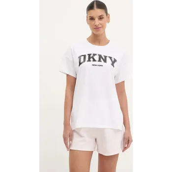 Pánské tričko Bavlněné tričko Dkny bílá barva, DP5T1224 00X, vel. S