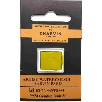 Vodová barva Charvin Akvarelová barva Extra Fine Light Cinnaber 58