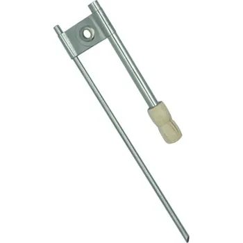 Fixírka kovová s dřevěnou koncovkou