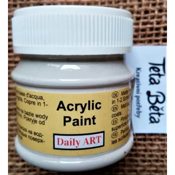 Vodová barva Daily ART Akrylová barva Francouzská šedá 50 ml