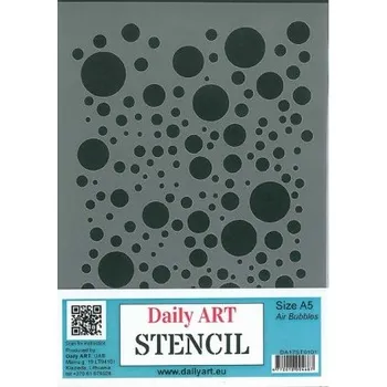 Daily Art Šablona plastová Bublinky A5
