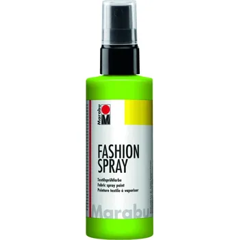 Speciální výtvarná barva Marabu Fashion sprej na světlý textil reseda 100 ml