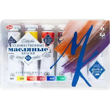 Olejová barva Master Class Olejové barvy 6x18ml sada