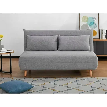 Postel Rozkládací pohovka SPIDER II šedá/buk