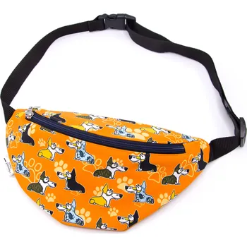 Outdoorové zavazadlo Pískací Potvůrky Ledvinka - welsh corgi Barva: oranžová