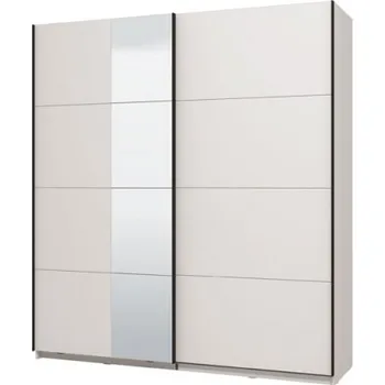 Šatní skříň Šatní skříň se zrcadlem 200 Dina - bílá