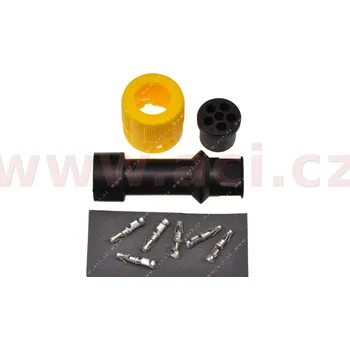 zástrčka 6 pin bajonet 2 vývod žlutý JOKON (Německo) ORIGINÁL, 9907846Q