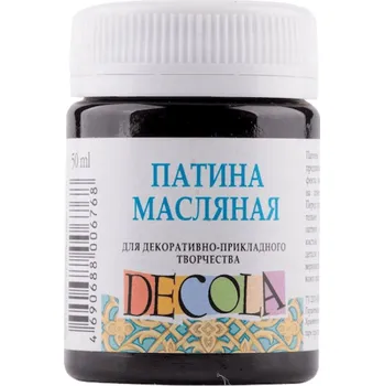 Olejová barva Olejová patina černá Decola 50 ml