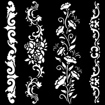 Stamperia Šablona plastová Bordury 18x18 cm