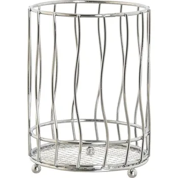 Kuchyňský gril Organizér na příbor Home ESPRIT Kov Stříbřitá (11,5 x 11,5 x 15,5 cm)