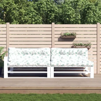 Podsedák ZBXL Podušky na palety 5 ks vzor listů textil