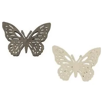 Výřez z překližky motýl průměr 4 cm náhodný výběr