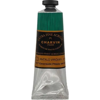 Speciální výtvarná barva Charvin Akrylová barva Extra Fine 60 ml Phtalo Viridian 803
