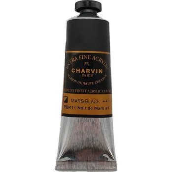 Speciální výtvarná barva Charvin Akrylová barva Extra Fine 60 ml Mars Black 022