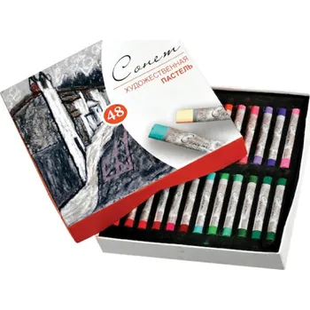 Suchý pastel 48ks sada Sonnet Nevskaya Palitra St. Petersburg