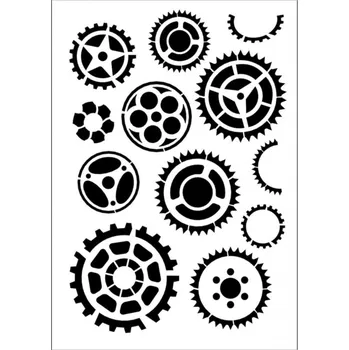 Daily Art Šablona plastová Kolečka velká A5